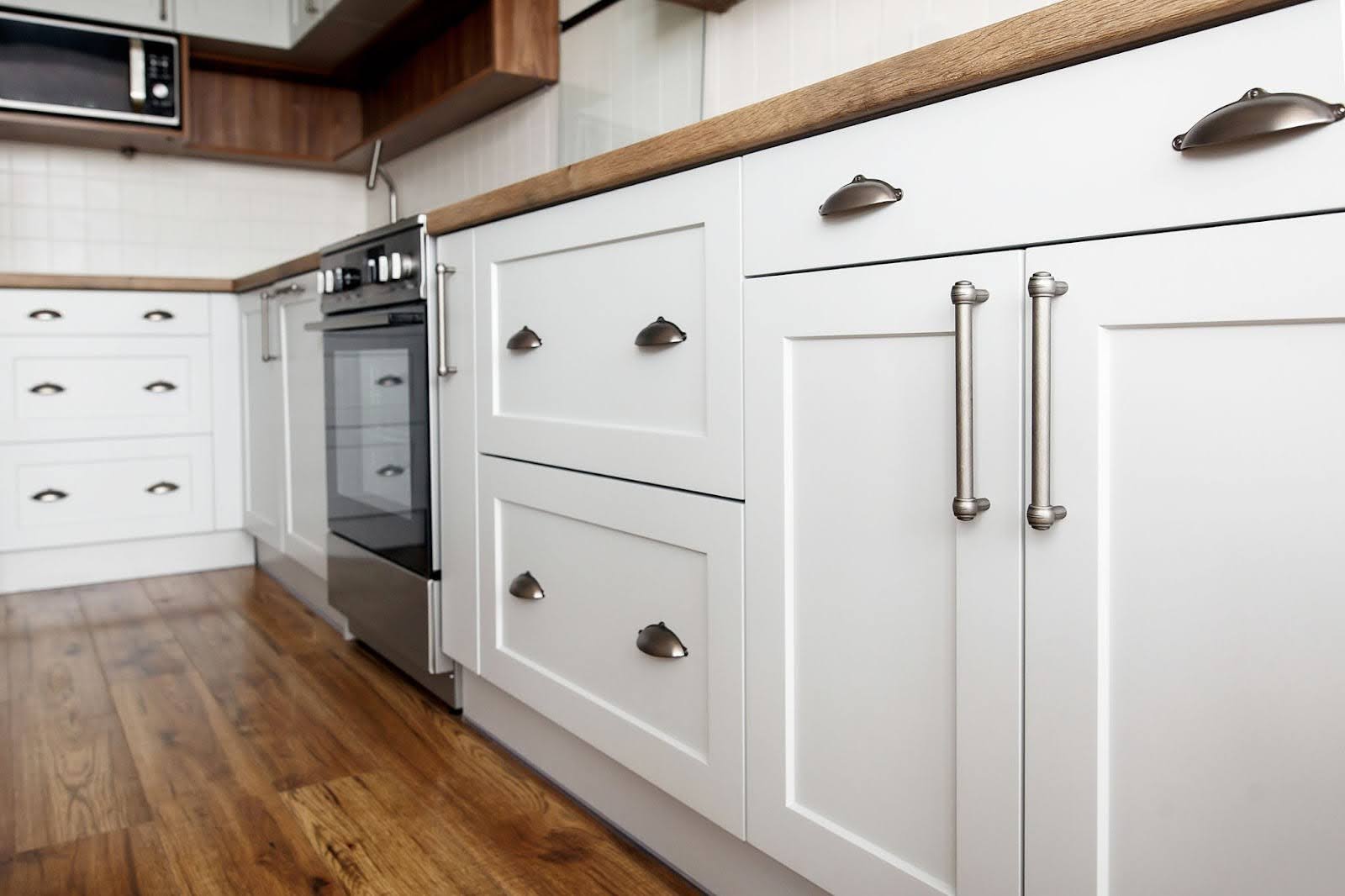 Beautiful custom cabinets in a modern kitchen